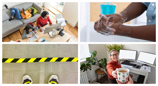 Collage Corona Nieuwsoverzicht